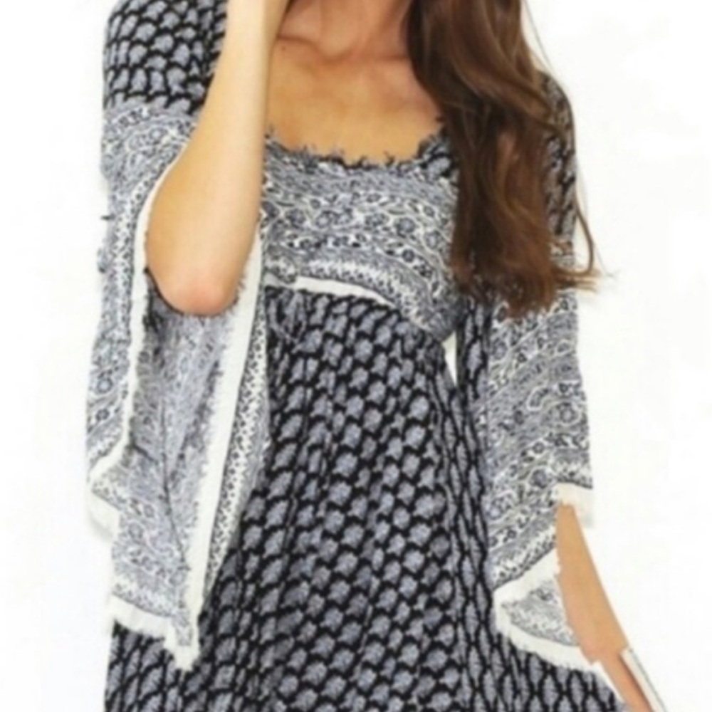 Free People Heart of Gold Boho Mini Dress - Picture 9 of 9